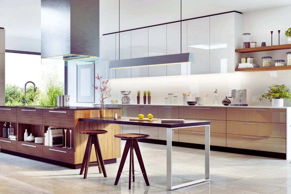 White kitchen color as per Vastu