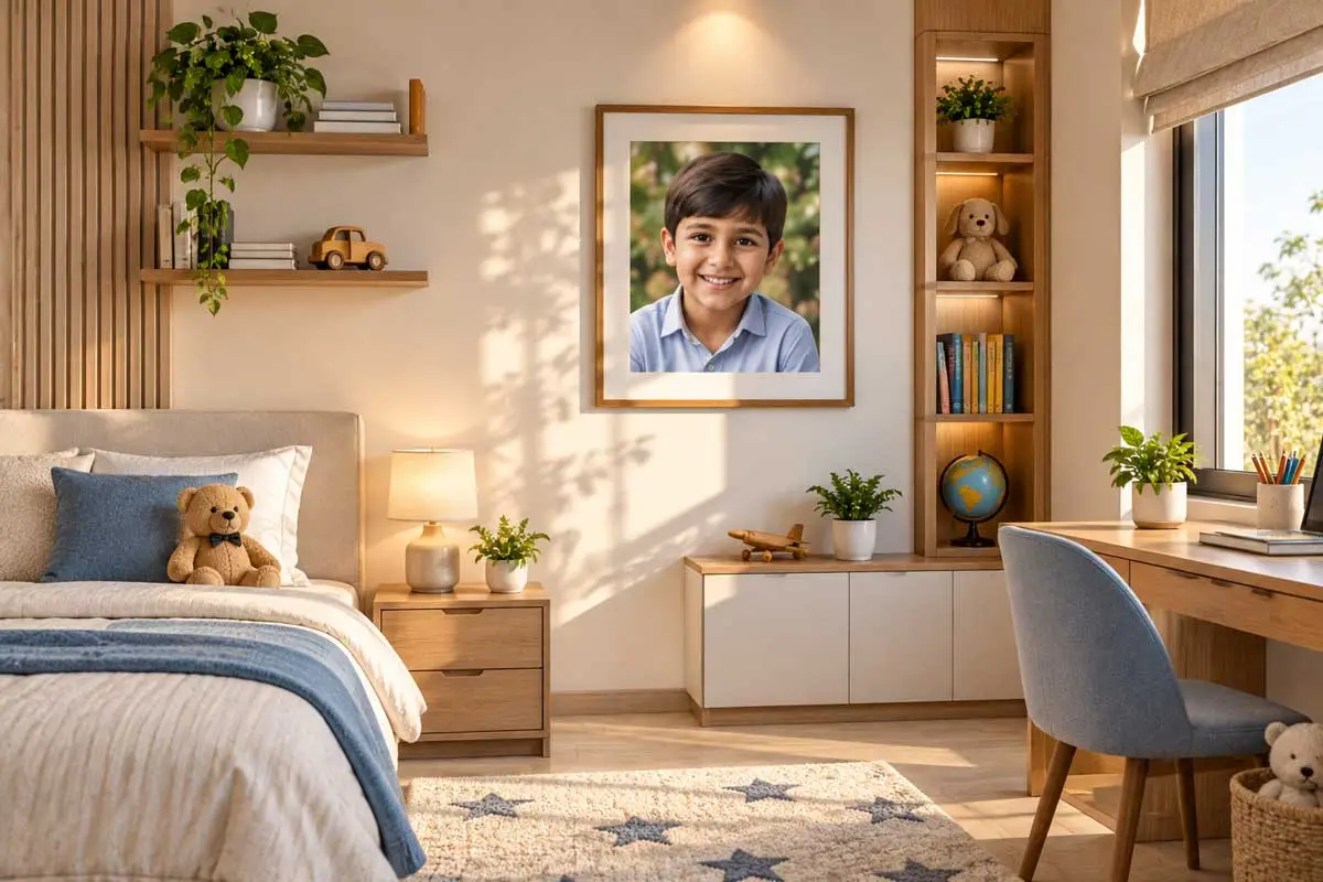 child photo diection as per vastu